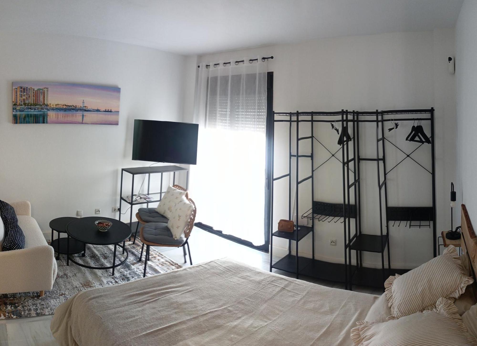 Estudio Centro Malaga Terraza Y Barbacoa מראה חיצוני תמונה